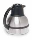 Thermal Pitcher Stainless steel lining ensures hot coffee for hours. Brew-through lid feature. Available in 1.9 liters Thermal 21 Product # Description Weight Liner Quantity Capacity Agency 28696.