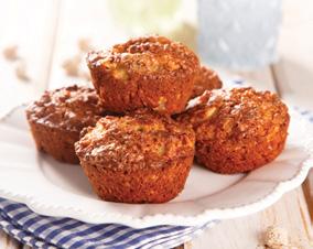 Maple-Bran Muffins 3/4 cup Anderson s Pure Maple Syrup 2 eggs 2 1/2 cups unprocessed bran 1 cup sour cream or plain yogurt 1 cup flour 1/2 cup chopped nuts 1 tsp. baking soda 1/2 tsp.