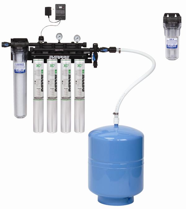9799-32 SS-IMF Cartridge EVERPURE HIGH FLOW QUAD Q SYSTEM W/PREFILTER 9437-11 Prefilter removes coarse particle and prolongs MC cartridge life.