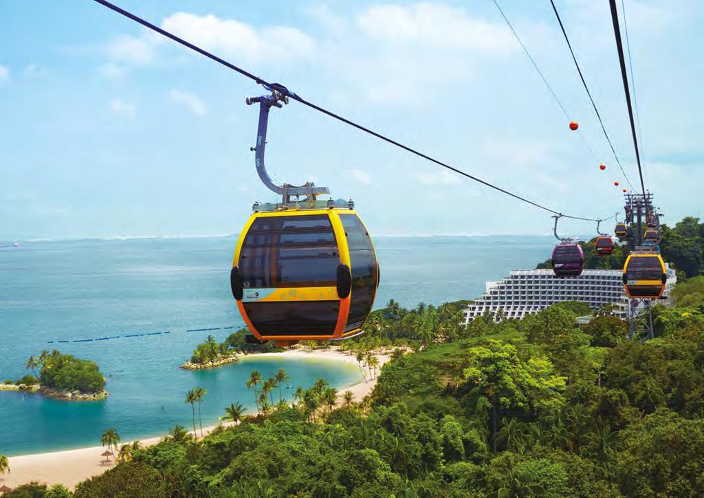 1 Free round trip with Singapore Cable Car - Sentosa Line (worth $15)* *Island admission and transportation charges apply separately.