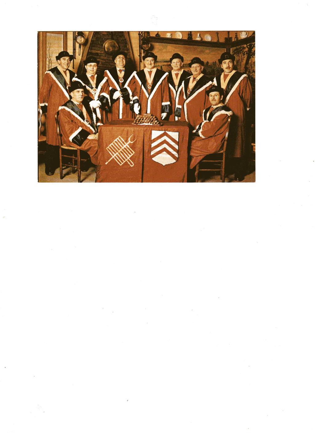 Dignitaries of the Black Pudding Fraternity, 1969.