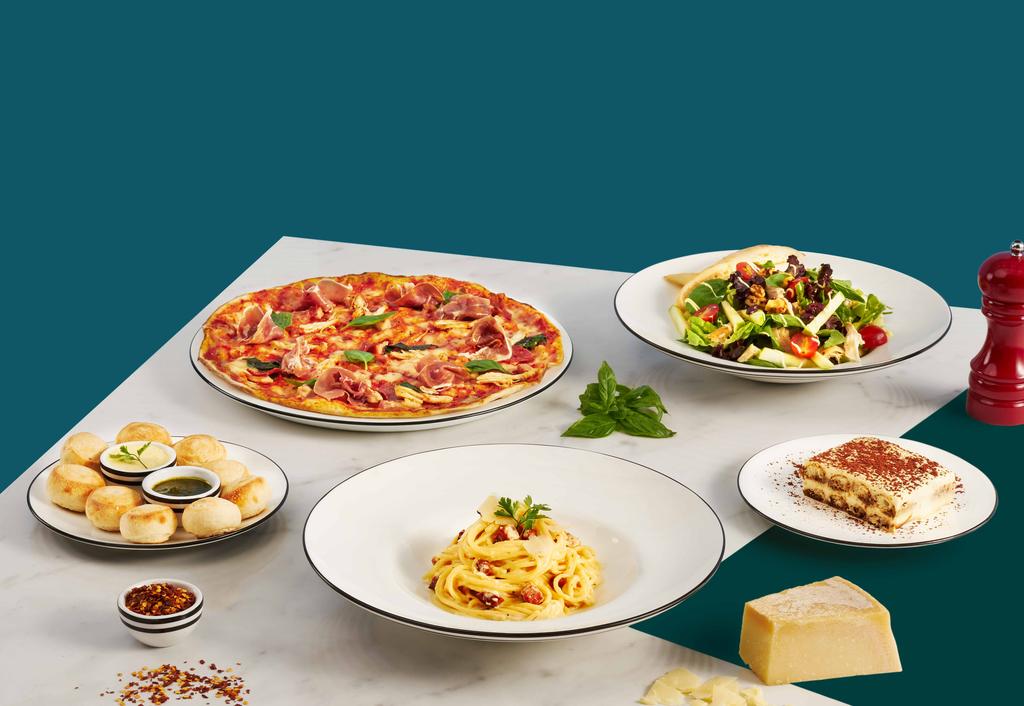 CHEF S RECOMMENDATIONS INDULGE IN THESE PIZZAEXPRESS CLASSICS, SERVED TO YOU FRESH Baked Dough Balls 195 Our famous baked dough balls served with garlic butter, pesto Genovese or pesto Rosso Chicken