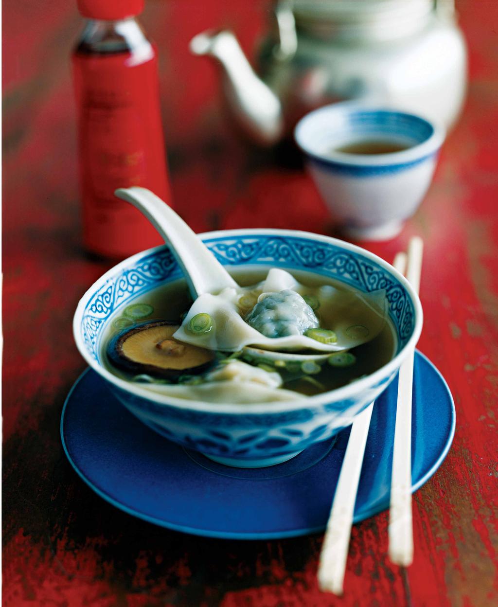 CHINA wontons A World of DUMPLINGS VIRTUALLY EVERY CUISINE HAS ITS OWN VERSION OF THE beloved dumpling, WHETHER STEAMED OR FRIED, STUFFED WITH
