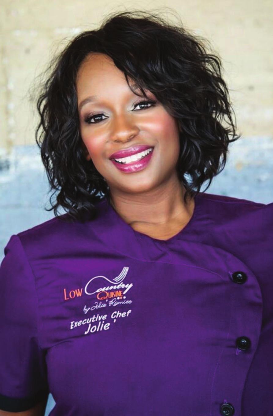 Chef Jolié Executive Chef Jolié Oree-Bailey discovered her life s passion as a young girl while spending summers with her grandparents in Charleston, South Carolina.