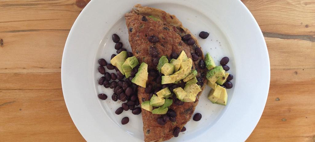 Mexican Black Bean Omelette #breakfast #vegetarian #glutenfree #dairyfree 11 ingredients 15 minutes 1 Servings 1. 2. 3. 4. Place coconut oil in a frying pan and place on medium-low heat.