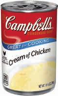Campbell's Cream of Chicken or Mushroom