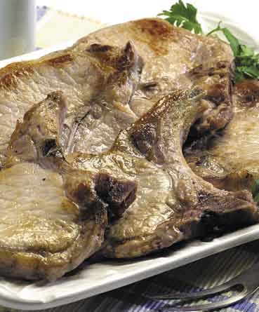 Our Finest Meats Sliced Bone-In Half Pork Loin