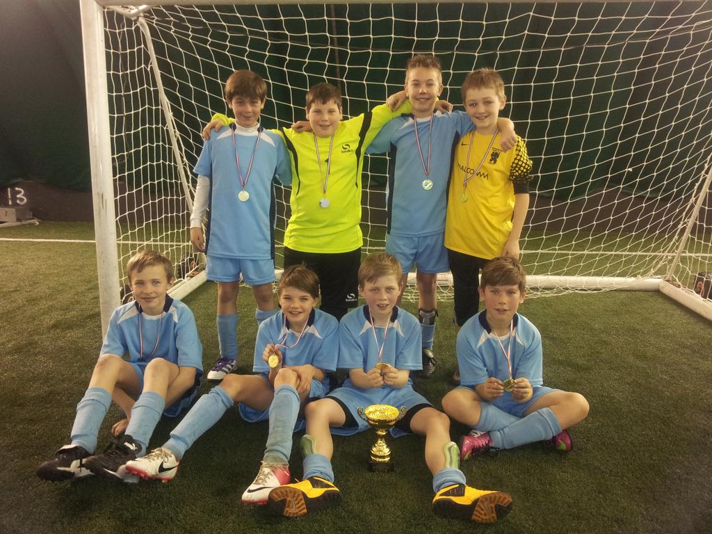 Yesterday, the Year 6 boys brought some fresh silverware to the Tadworth Trophy cabinet, when they won the Surrey schools division of Fulham FCʹs ʹPremier League