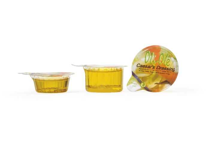 ASSORTMENT/ RANGE CAESAR S DRESSING Ingredients: Extra Virgin Olive Oil, White Balsamic Vinegar and natural aromas of garlic, parmesan cheese and pepper.