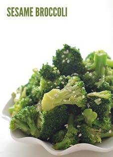 HEALTHY PLAN SESAME BROCCOLI S I D E D I S H Serves: 6 Prep Time: 5 Minutes Cook Time: 10 Minutes Calories: 48 Fat: 2 Carbohydrates: 6 Protein: 3 Sodium: 127 Sugar: 1.