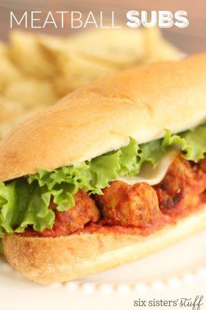 DAY 5 HEALTHY PLAN - GROUND TURKEY MEATBALL SUBS M A I N D I S H Serves: 8 Prep Time: 25 Minutes Cook Time: 15 Minutes Calories: 461 Fat: 22 Carbohydrates: 37 Protein: 33 Fiber: 1.