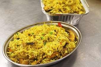 Mushroom Rice to go with your Indian Takeaway!