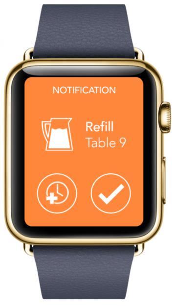 Some said that this would still hinder the performance of waiters as opposed to improving it, since they would need to see, tap, and interact with the watch many times during their service.