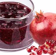 pomegranate The essence of this lighlty tart superfruit is