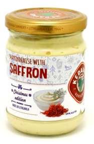 Mayonnaise with Saffron First selections from the World s cuisine Flavoured with king of spices saffron Convenient packaging Exclusive taste and recipe As a sauce Preparation of various
