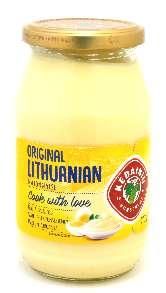 Mayonnaise Lithuanian Original First selections from the World s cuisine Traditional egg taste mayonnaise Appealing product taste and colour Thick consistency Meat and fish dishes As a spread An