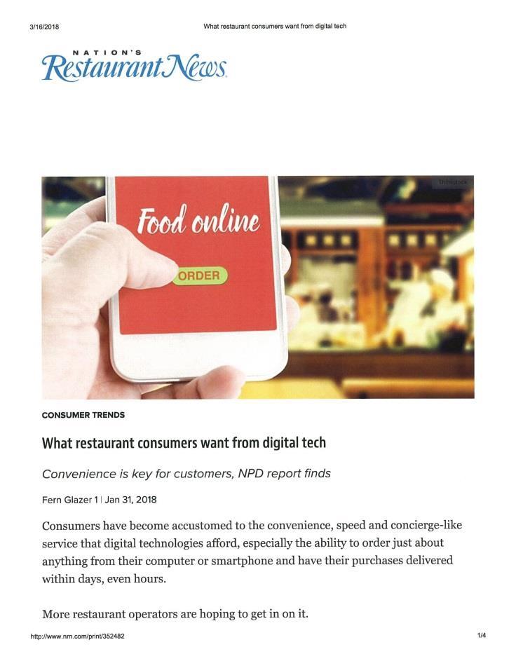Case Studies in Mobile App Ordering Klatch Coffee family owned coffee chain wary about mobile app reducing the human experience Tried mobile app through POS company that offers online ordering for