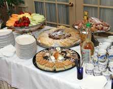 Simple Buffets Our Simple buffets include table linens, Oneida China dinner plates, flatware rolled up in a napkin and buffet linen & skirting (full service table settings are not included in