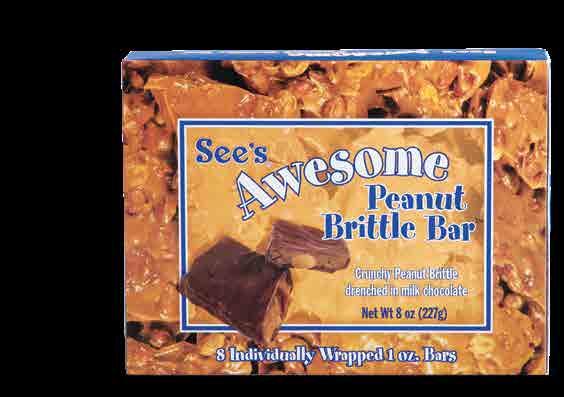 satisfying Walnut Square Bars. 8 per box. See s Awesome Nut & Chew Bars 12 oz $11.