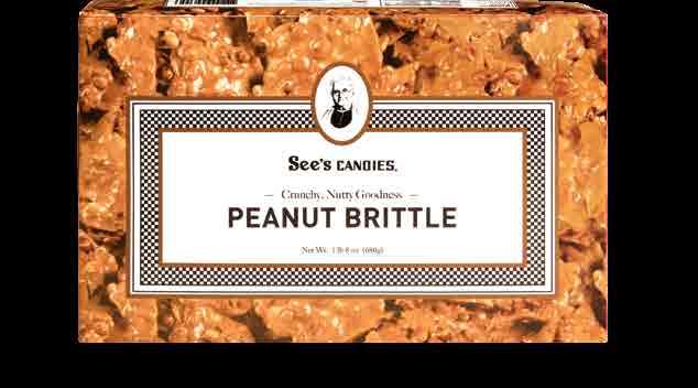 Made with the highest quality ingredients and more peanuts per square inch than any other. Share this classic treat with friends and family for guaranteed smiles. 10 oz $11.35 #496 1 lb 8 oz $20.