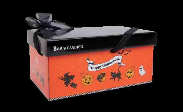 40 #624 Gift Pack Includes: Halloween Tote 7 oz Orange Twists 8