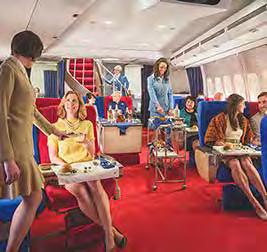 Enjoy a four-course dinner for two ( 2) people in the plane's first class cabin. Tour various production sets at the studio including Airplane!