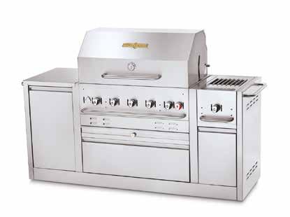 side burner & storage included Up to 280 burgers or 210 steaks an hour RES Cover Removable