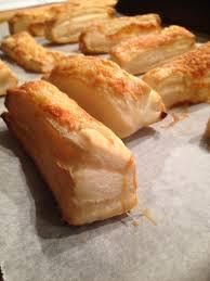 1 pack puff pastry 4-6 rashers of bacon or wafer thin smoked ham 150g cheese 1 egg York Fingers Rolling pin Flour dredger Grater Knife Measuring jug Fork Pastry brush Baking tray Don t forget a