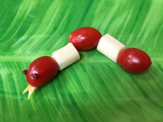Healthy Snack: Veggie creatures You can get a little more creative than the plain old ants on a log.