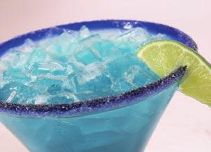 SPECIALTY MARGARITAS BLUE AGAVE El Jimador Blanco Tequila, Blue Curacao, sweet and sour and a Gran Gala float.