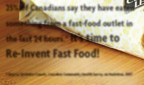 * It s time to Re-Invent Fast Food!