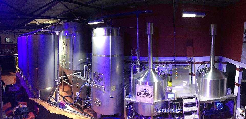 Irland: Killarney Brewing: 20 hl BrauKon Brewery with TControl semi