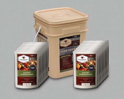 gourmet Emergency grab and go meal kits Wise Company Grab and Go Food Kits are perfect for any unplanned emergency.