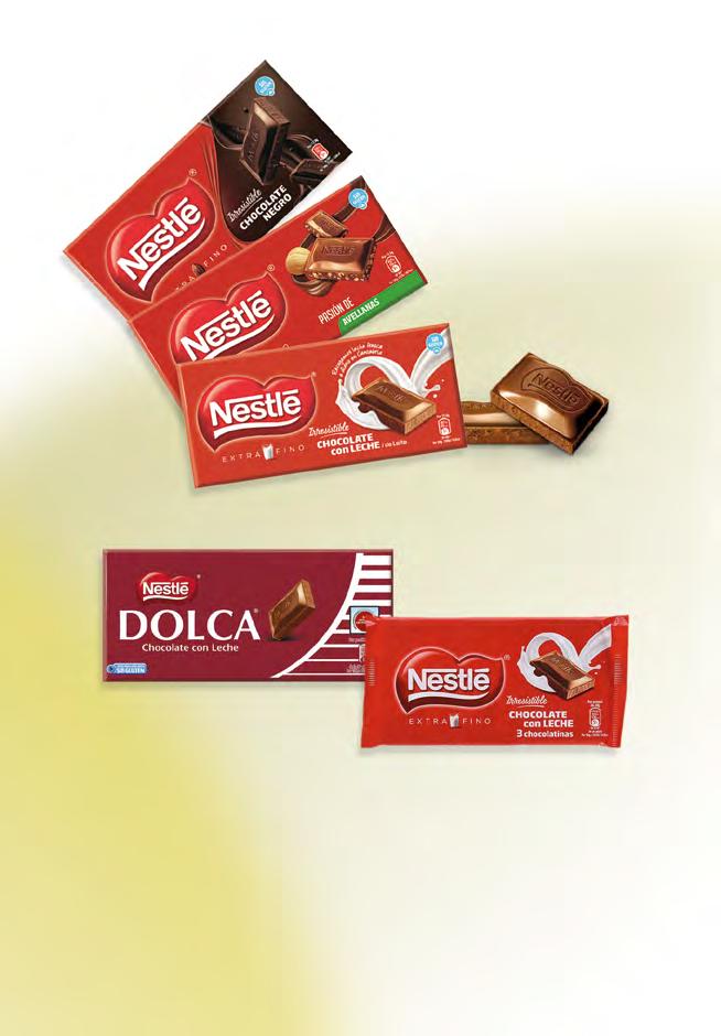 1 Nestlé Dark Chocolate 125g 28 144-2 Nestlé Milk Chocolate with Hazelnuts 125g 28