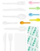 Cutlery Vegware s award-winning compostable cutlery is made from plant-based CPLA. Black or white RCPLA versions made from recycled material have 89% less carbon than plastic.