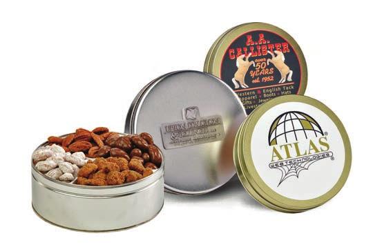 com to learn more about options for personalized messages and corporate tins.