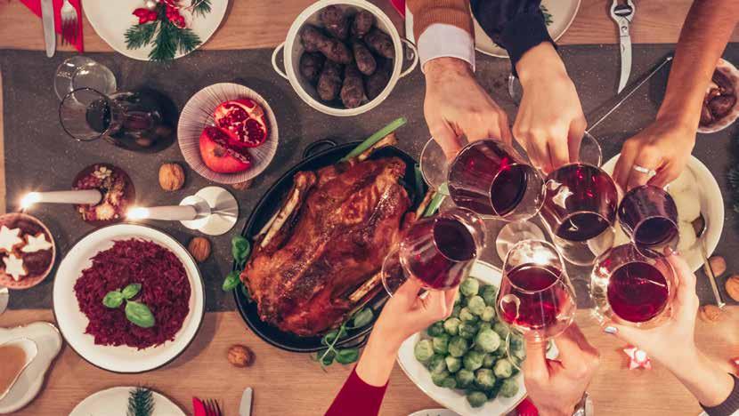 Iberico Ham, Smoked Organic Turkey, local vegetables, light salads, Christmas