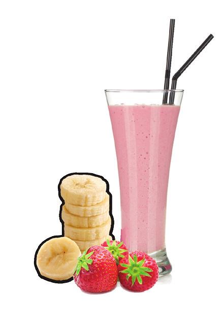Twisted Banana Berry Smoothie 1/2 cup sliced