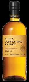 Nikka Coffey Grain This Grain Whisky is distilled in a Coffey still, which is a very traditional and rare patent still Nikka imported from Scotland in 1963.