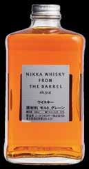 45% 210/bottle Nikka Coffey Malt The Nikka Coffey malt is made using 100% barley that is distilled in a Coffey (or continuous) still- more commonly used for creating grain whisky.