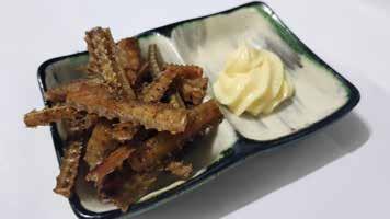 Sardine Blowfish Seasoned with Sweet Sake Green Soybeans (Edamame)
