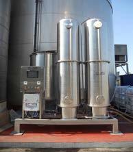 Stabymatic A modern and fully automated system for ion exchange, which lowers the amount of K+ in musts and wines stabilizing tartaric acid Sizes: 2 to 85 hl per hour Stabymatic is a fully integrated