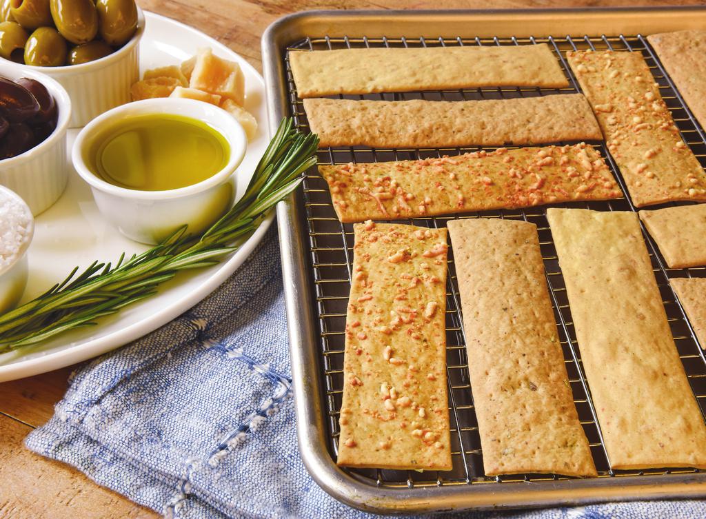SNACKING SIMPLIFIED. Our hearty, crunchy, and flavorful flatbreads are perfect for entertaining and snacking.