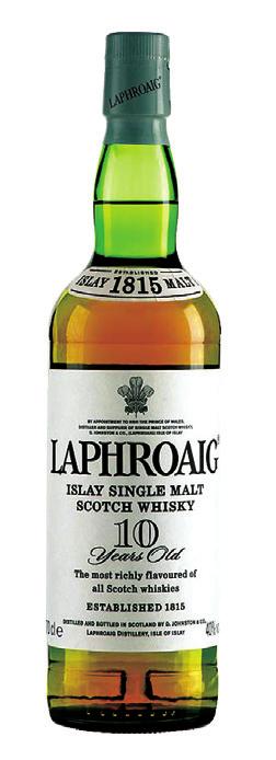 LAPHROAIG Style: Single Malt Region: Islay Alcohol: 55.