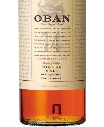 OBAN Style: Single Malt Region: Highland Distillery: Oban BALVENIE DOUBLEWOOD Style: Single Malt Alcohol: 40% Distillery: Balvenie
