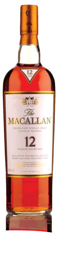 MACALLAN Alcohol: 40% Distillery: The Macallan Age: 12 Year