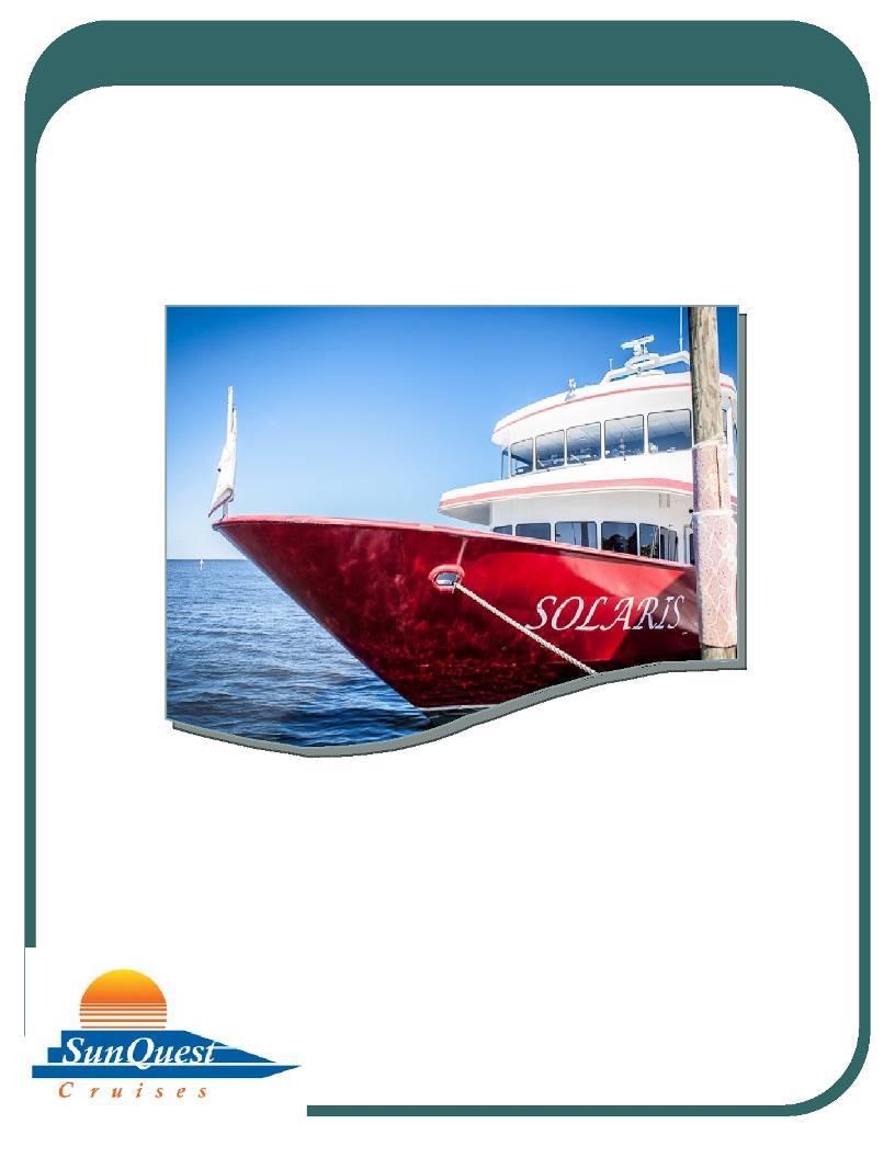 SunQuest Cruises SOLARIS Dine, Dance, Cruise Group Food