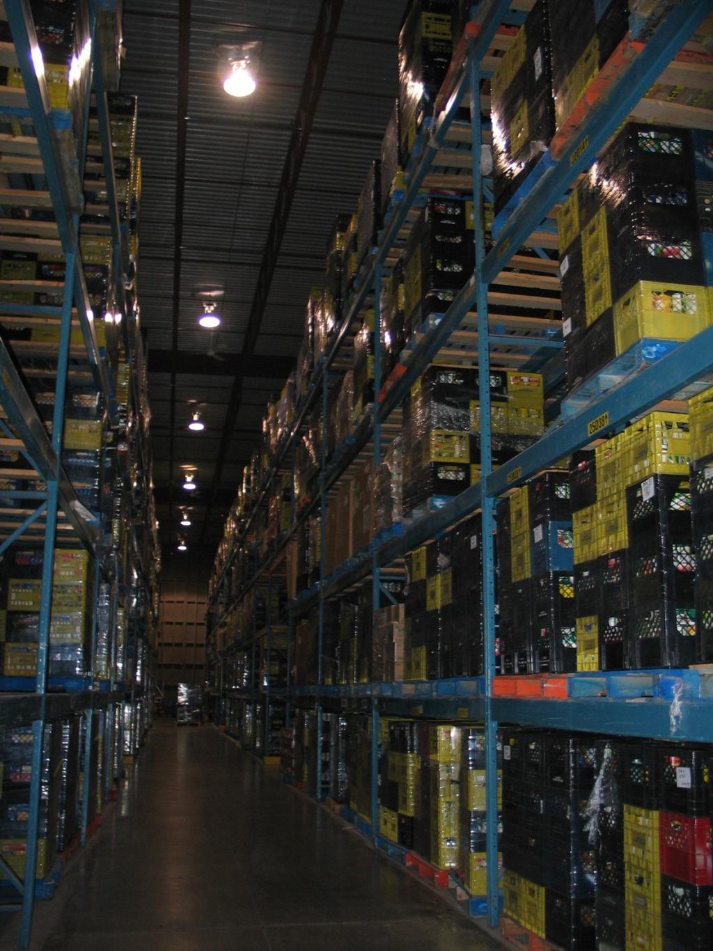 Onto the warehouse.holy hopping food crates, Batman, this building is over 60,000 square feet!