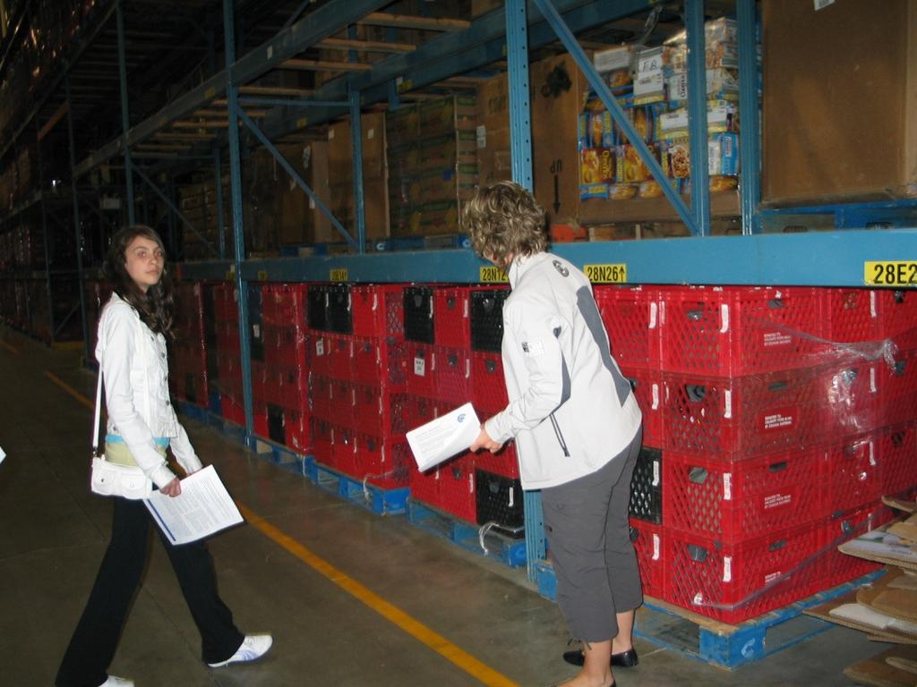 For instance, every year over 272,000 pounds of inedible food donations, cardboard and paper are
