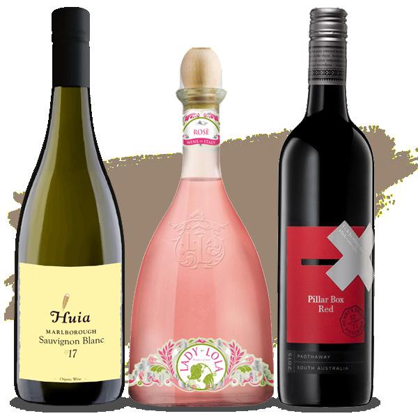 All wine gifts include: Tasting notes Personalised gift card Delivery AUSSIE RED TRIO A